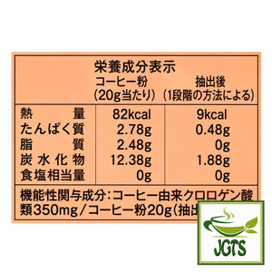 (UCC) &Healthy Delicious Triglyceride Care Ground Coffee - Nutrition information