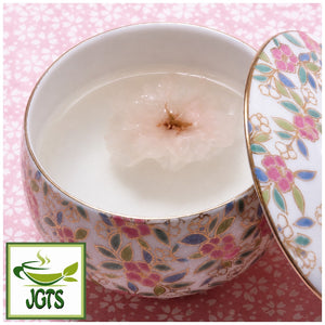 Ujien Sakura Tea - Sakura flower tea in teacup