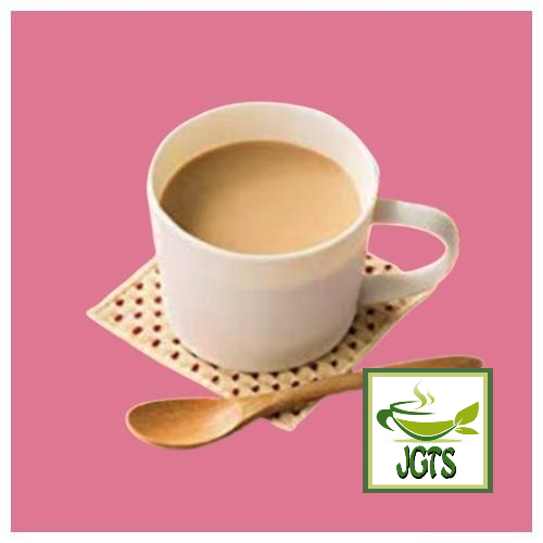 (Wakodo) Milk Shop's Instant Decaffeinated Milk Coffee - Brewed hot in mug