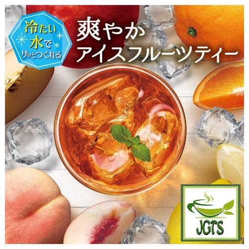 (AGF) Blendy Cafe Latory Mellow Strawberry Tea - Made with real strawberry juice