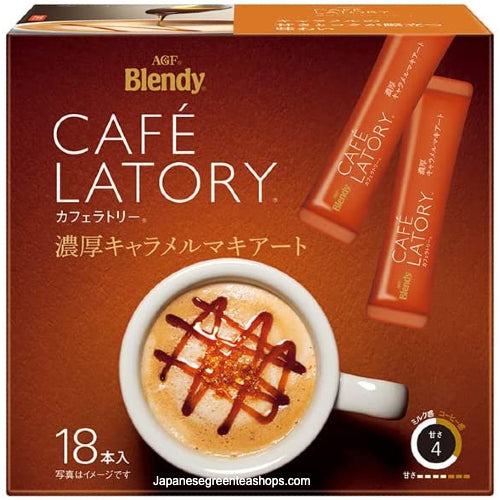 (AGF) Blendy Cafe Latory Rich Caramel Macchiato 18 Sticks