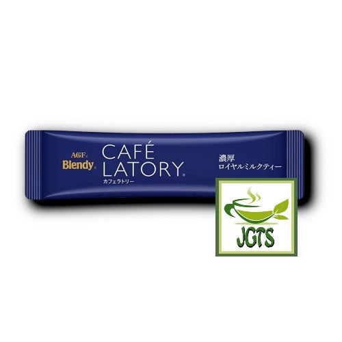 (AGF) Blendy Cafe Latory Rich Royal Milk Tea 6 Sticks - One individually wrapped Stick