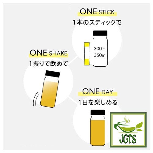 (AGF) Blendy My Bottle Stick One Yasuragi Jasmine Tea - Instructions to make jasmine tea