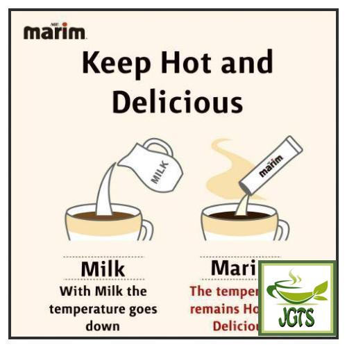 (AGF) Marim Creaming Powder Coffee Milk (260 grams) Keeps warm and delicious taste