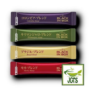 (AGF) Maxim Black In Box Assortment Instant Coffee 8 sticks - 4 individually wrapped sticks