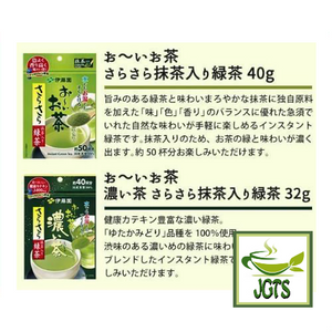 ITO EN Oi Ocha Sarasara Green Tea with Matcha - 2 Types of Instant Tea