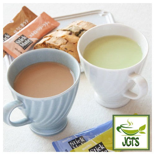 Meito Sangyo Stick Mate Tea Latte Assortment 20 Sticks- Fresh brewed in cups