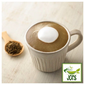 TULLY'S & TEA Roasted Tea Delicious Hojicha Latte - Houjicha latte brewed in cup