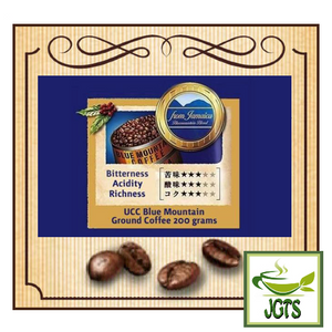 (UCC) Coffee Exploration Blue Mountain Blend Ground Coffee (200 grams) Flavor chart English