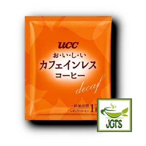 (UCC) Oishii Caffeine-less Ground Coffee 8 Pack - Individually packaged drip Coffee Packets
