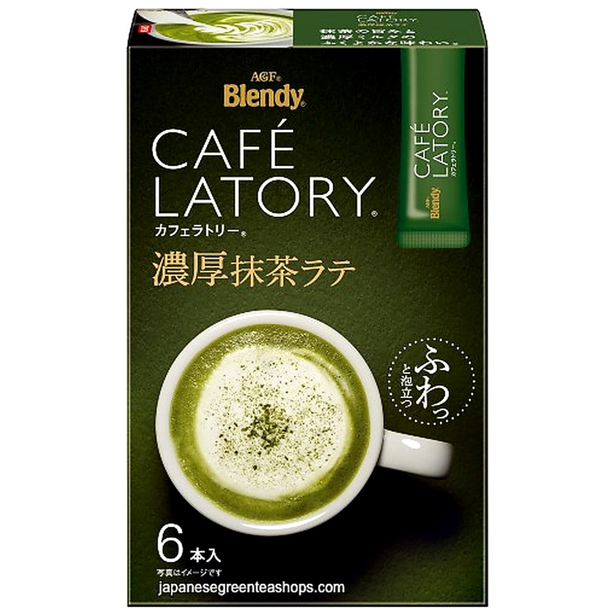 AGF - Blendy Cafe Latory Matcha Latte 6 Sticks