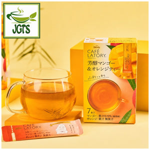 AGF - Blendy Cafe Latory Rich Mango & Orange - Enjoy hot mango orange tea