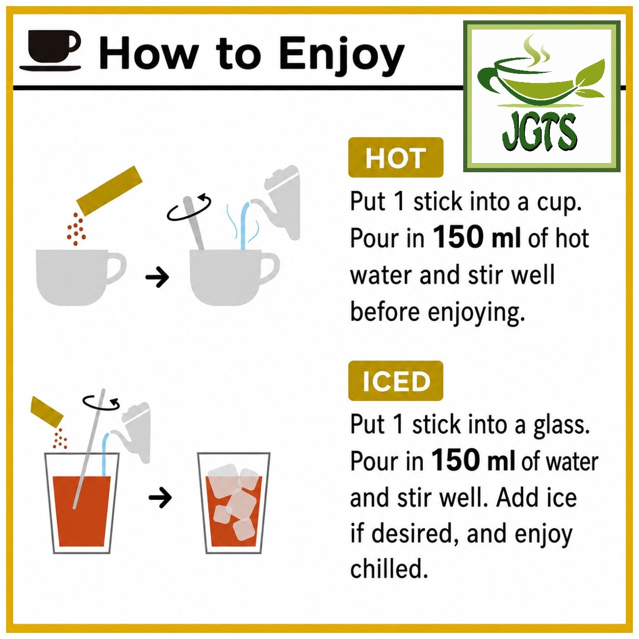 AGF - Blendy Cafe Latory Rich Mango & Orange - How to Brew (E)