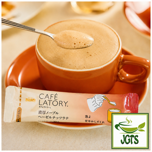 AGF - Blendy Cafe Latory Rich Maple Hazelnut Latte - Brewed in cup with one stick