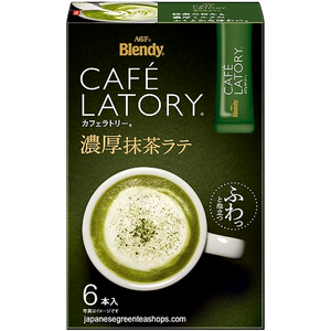 AGF Blendy Cafe Latory Matcha Latte 6 Sticks