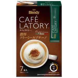 AGF Blendy Cafe Latory Rich Creamy Cappuccino Latte 7 Sticks