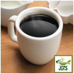 AGF Blendy Personal Instant Coffee - Brewed black in cup
