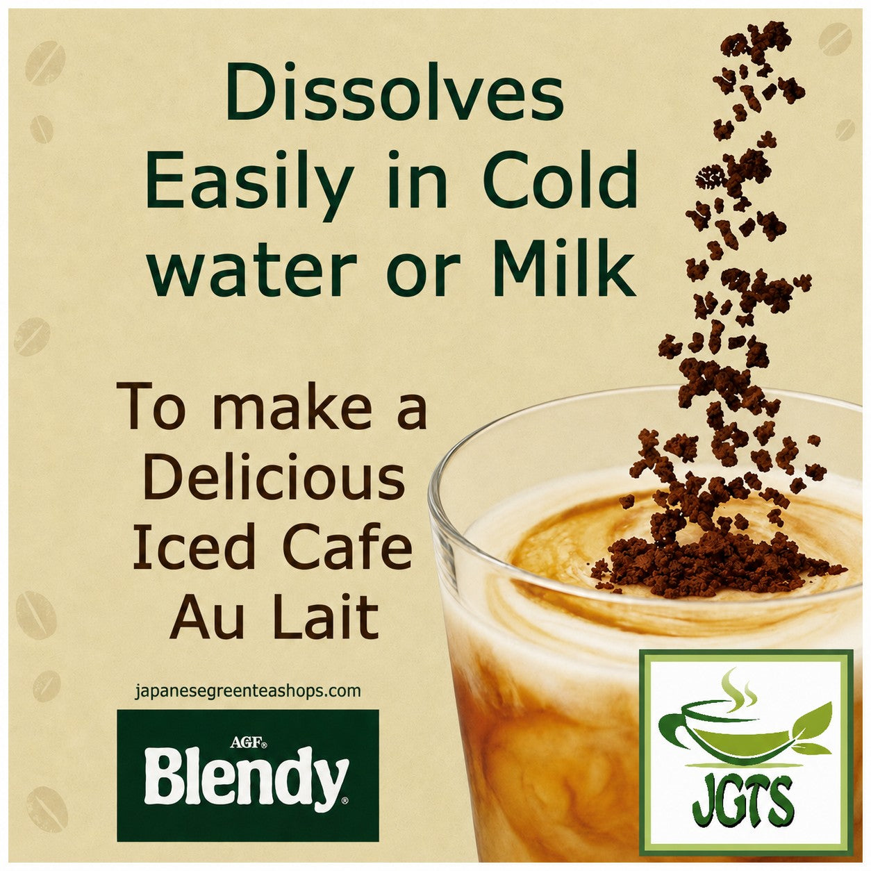 AGF Blendy Personal Instant Coffee - Dissolves easily in milk or water 