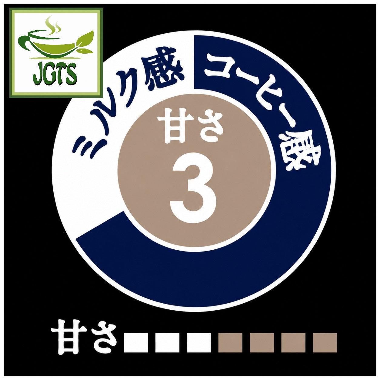 AGF Luxurious Coffee Shop Special Blend (7 Sticks)- Flavor chart