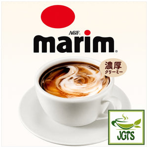 AGF Marim Creaming Powder Coffee Milk (260 grams) - Poured in hot coffee