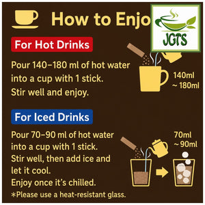 (AGF) - Black In Box Assortment (Roast) Instant Coffee - How to make Delicious Instant Coffee English