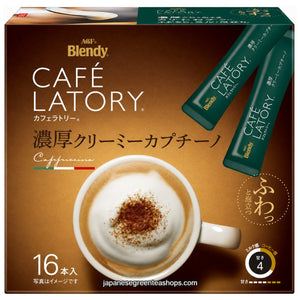(AGF) - Blendy Cafe Latory Rich Creamy Cappuccino Latte 16 Sticks
