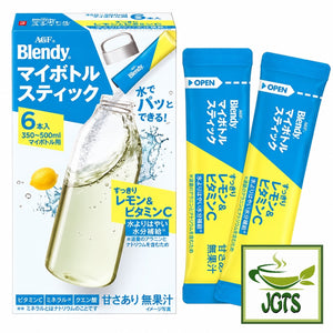 (AGF) - Blendy My Bottle Stick Refreshingly Scented Lemon V. C - Box and 2 sticks