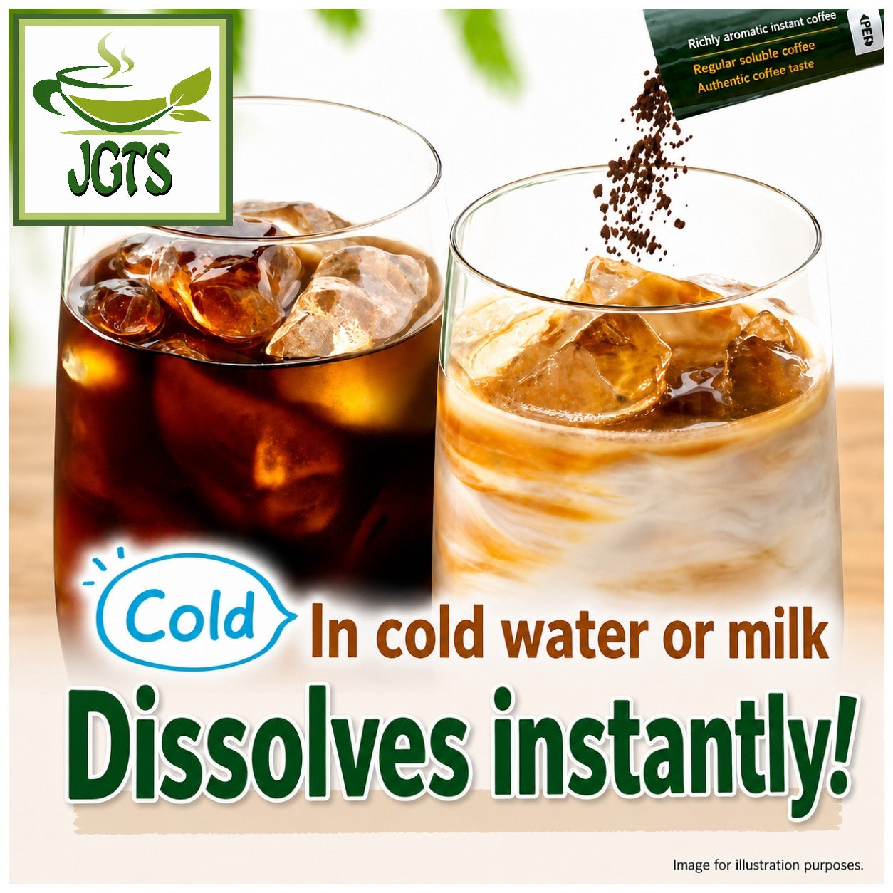 (AGF) - Blendy Stick Black Assortment - Instantly dissolves in milk or water (E)