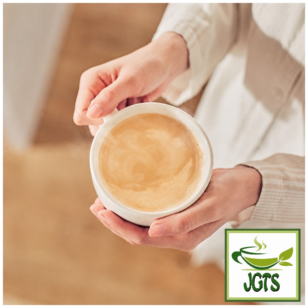 (AGF) - Blendy Stick Cafe Au Lait Caffeine Free Instant Coffee 18 Sticks - One stick brewed in cup