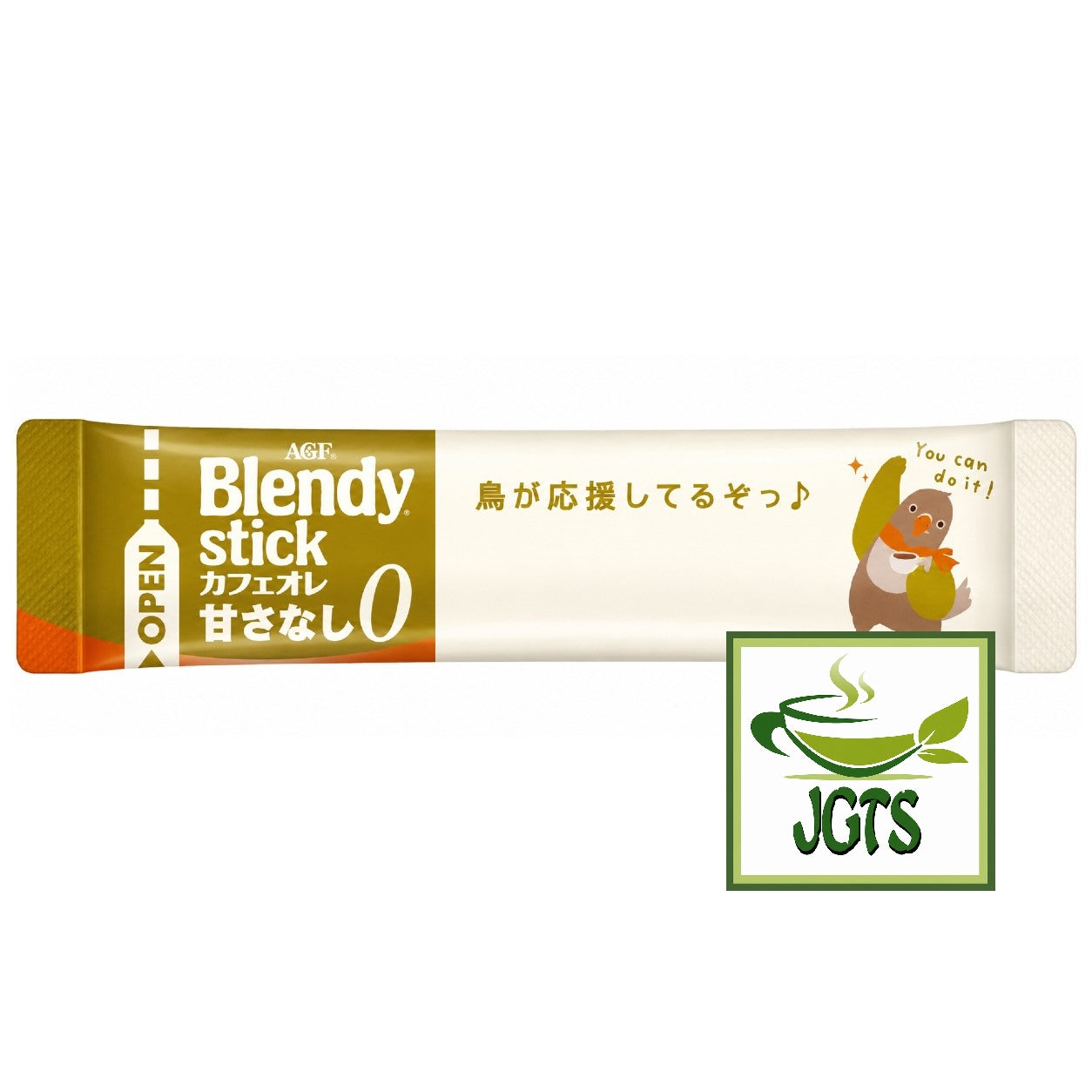 (AGF) - Blendy Stick Cafe Au Lait (No Sugar) Instant Coffee 24 Sticks - one individually wrapped stick type container
