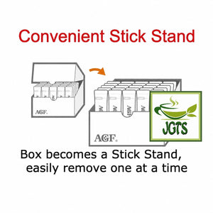 (AGF) - Blendy Stick Cafe Au Lait (Original) Instant Coffee 24 sticks - Convenient stick stand