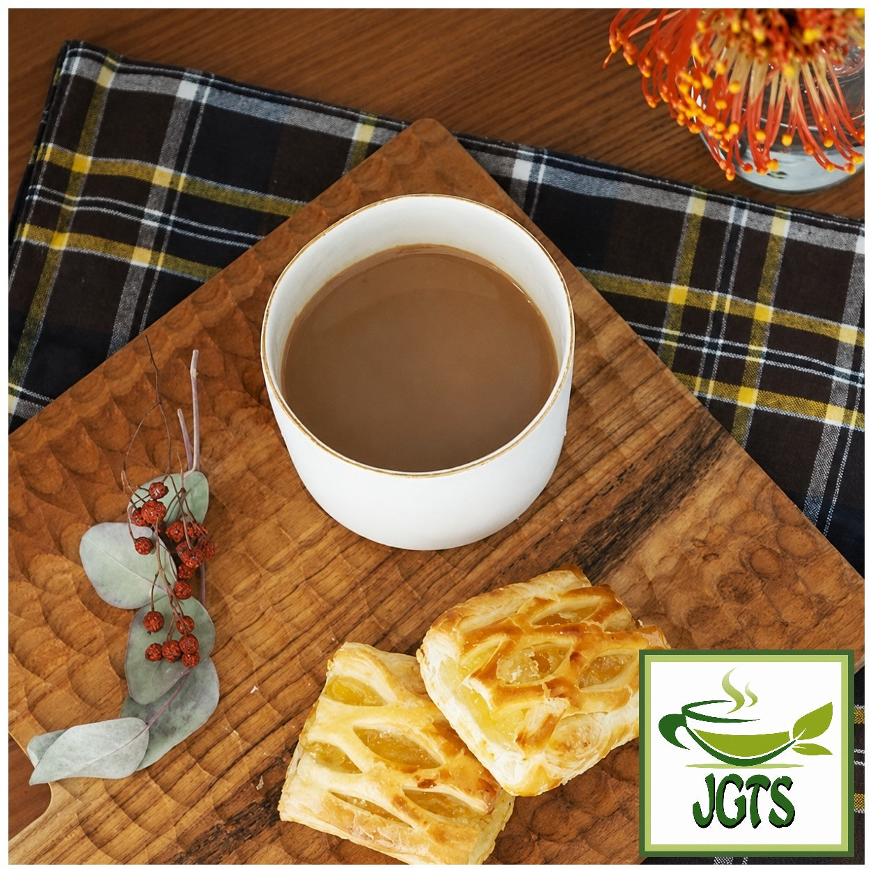 (AGF) - Blendy Stick Cafe Au Lait (Otonna) Instant Coffee 8 Sticks - Fresh brewed in cup photo