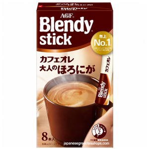 (AGF) - Blendy Stick Cafe Au Lait (Otonna) Instant Coffee 8 Sticks