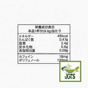 (AGF) - Blendy Stick Caramel Cafe Au Lait Instant Coffee 8 Sticks - Nutrition information