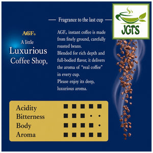 (AGF) - Luxurious Coffee Shop Black Sticks Master's Special Blend - Flavor chart (E)