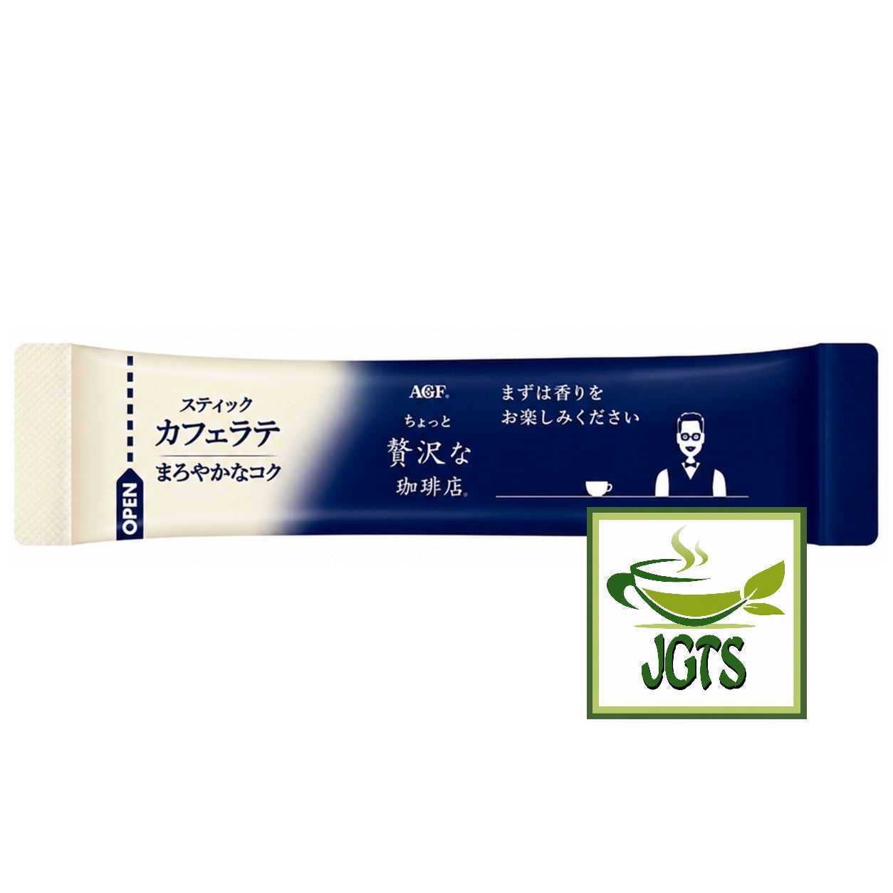 (AGF) - Luxurious Coffee Shop Cafe Latte Mellow Flavor - Individually wrapped stick type