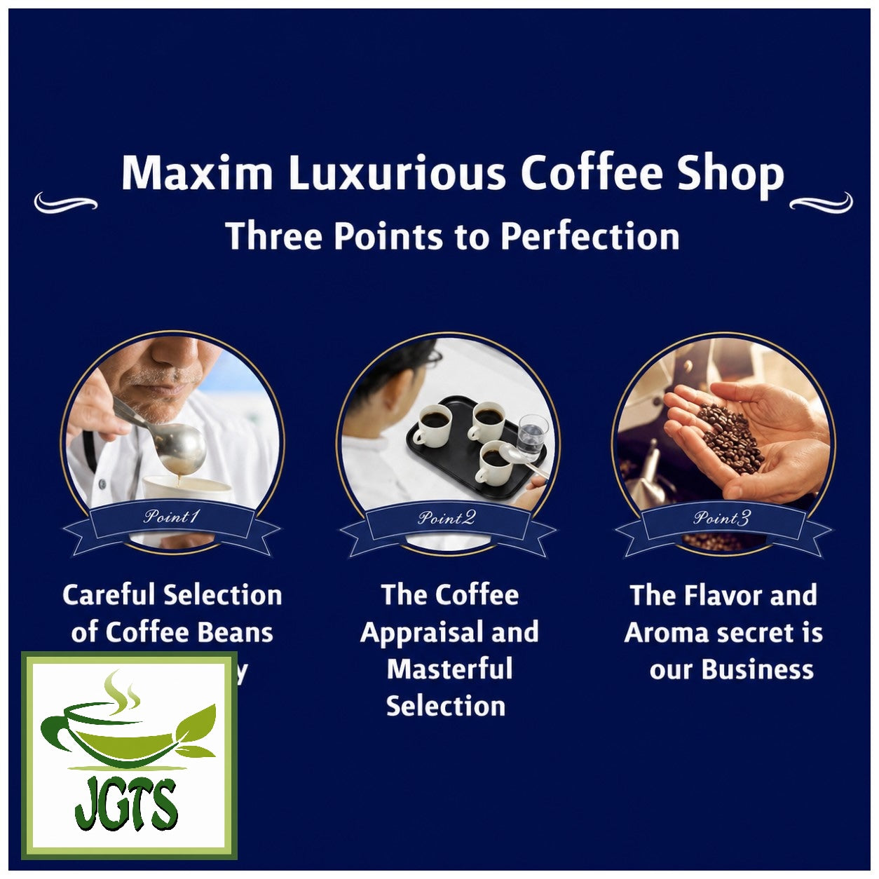 (AGF) - Luxurious Coffee Shop Premium Assortment Instant Coffee - Three Points to Perfection