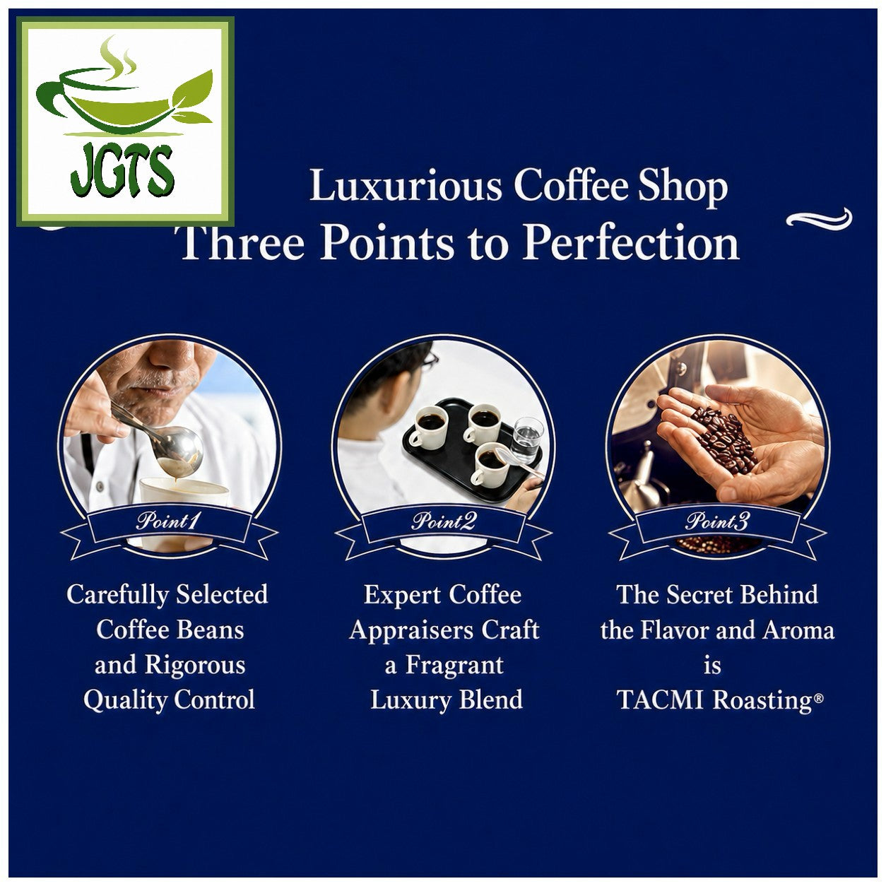 (AGF) - Luxurious Coffee Shop Rich Blend Instant Coffee (Jar) - Roasting to perfection (E)
