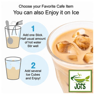 (AGF) . Blendy Cafe Latory Rich Milk Tea Latte 16 Sticks - How to make cafe au lait