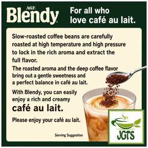(AGF) . Blendy Mellow and Rich Instant Coffee - Great for making Cafe Au Lait (E)