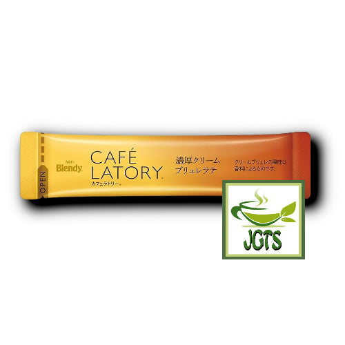 (AGF) Blendy Cafe Latory Rich Cream Brulee Latte - individually wrapped stick type