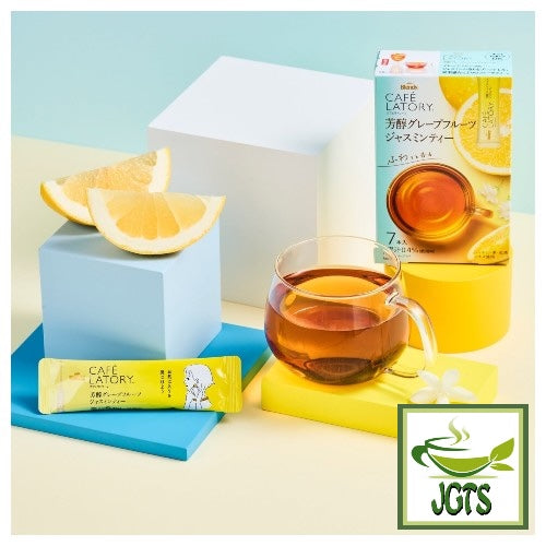 (AGF) Blendy Cafe Latory Rich Grapefruit Jasmine Tea - Hot Tea photo