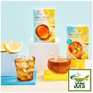 (AGF) Blendy Cafe Latory Rich Grapefruit Jasmine Tea - Served Hot and Cold tea photo
