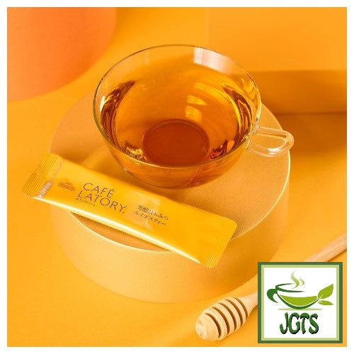(AGF) Blendy Cafe Latory Rich Honey Rooibos Tea - Individually wrapped stick type containers