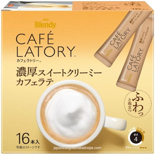 (AGF) Blendy Cafe Latory Rich Sweet Creamy Cafe Latte 16 Sticks