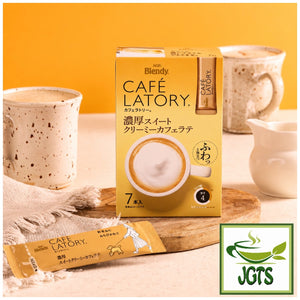 (AGF) Blendy Cafe Latory Rich Sweet Creamy Cafe Latte 7 Sticks - box with stick photo