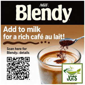 (AGF) Blendy Espresso Instant Coffee - Scan QR code for instructions (E)