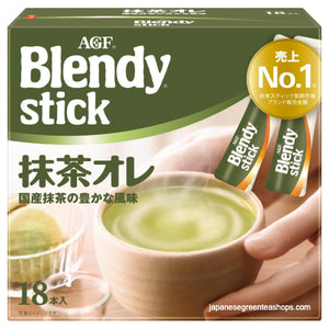 (AGF) Blendy Matcha Au Lait 18 Sticks