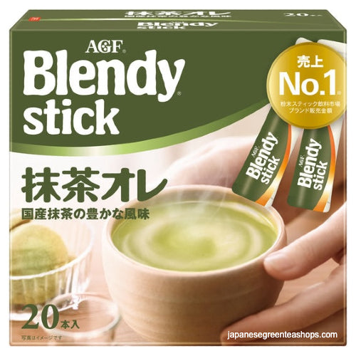 (AGF) Blendy Matcha Au Lait 20 Sticks