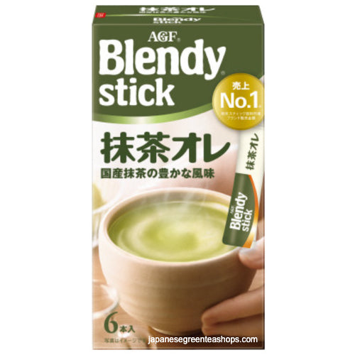 (AGF) Blendy Matcha Au Lait 6 Sticks